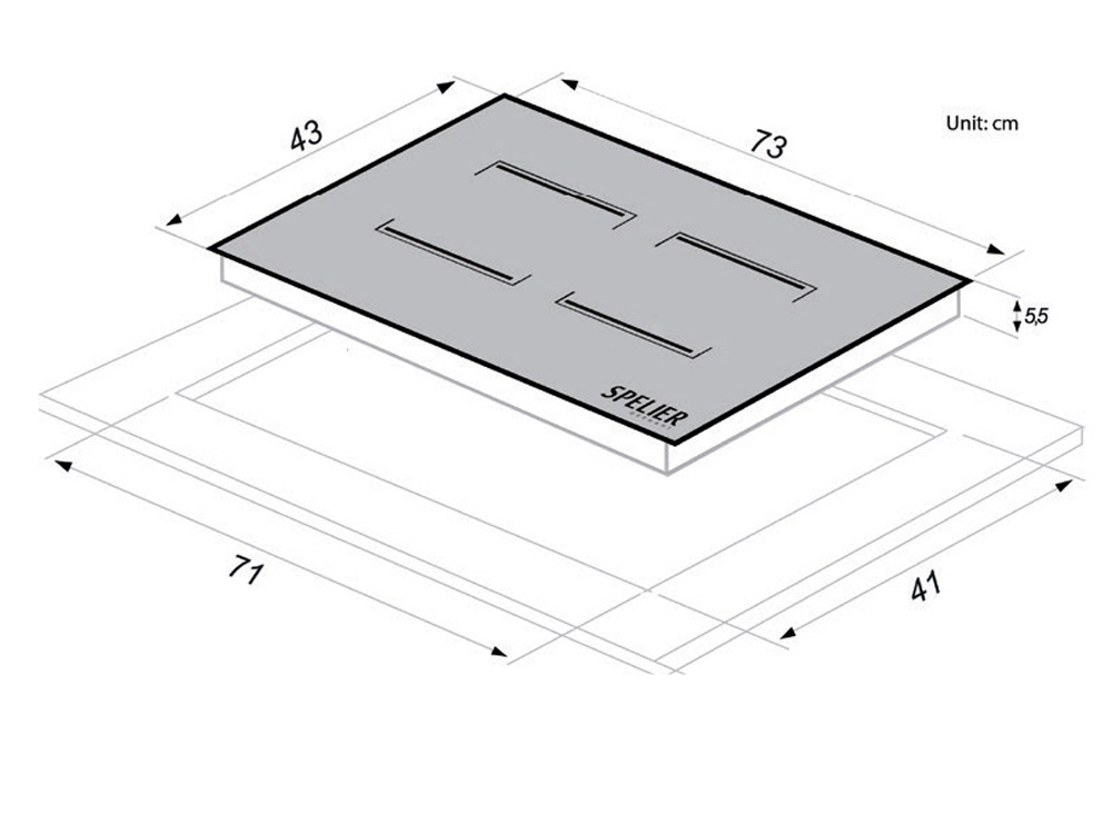 Bếp từ đôi Spelier SPE - IC928C
