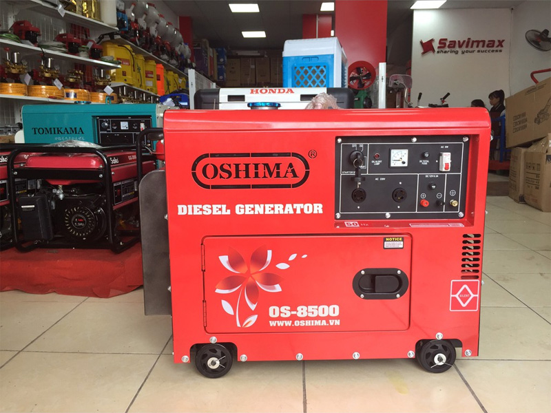 Máy phát điện chạy dầu Oshima OS 8500 (7KVA)