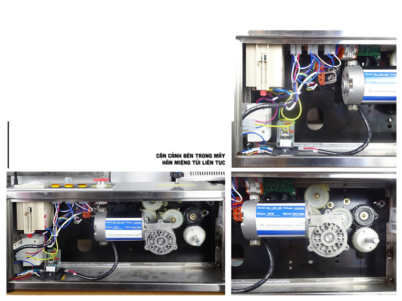 Máy hàn miệng túi liên tục Stronger FRD-750II
