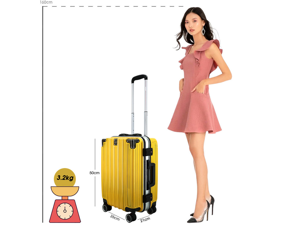 Vali khung nhôm Immax A18 (A20) 20 inch