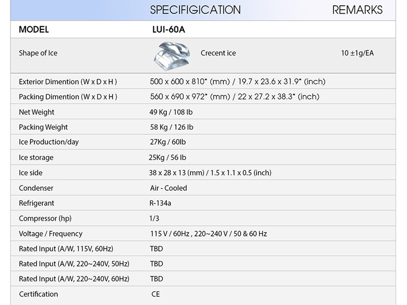 Máy làm đá Kistem LUI-60A