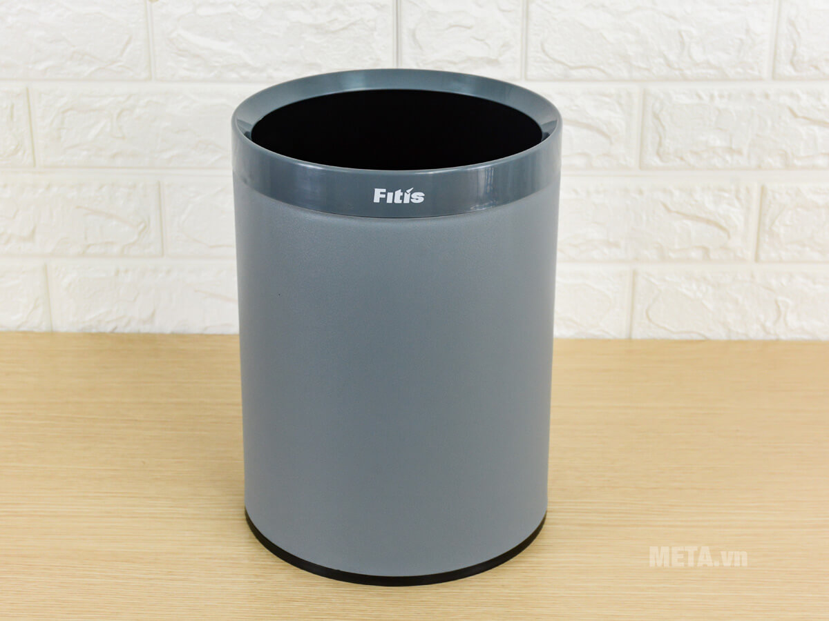 Thùng rác Fitis Dual kiểu Âu ROM3-909 - 10 lít (xám)