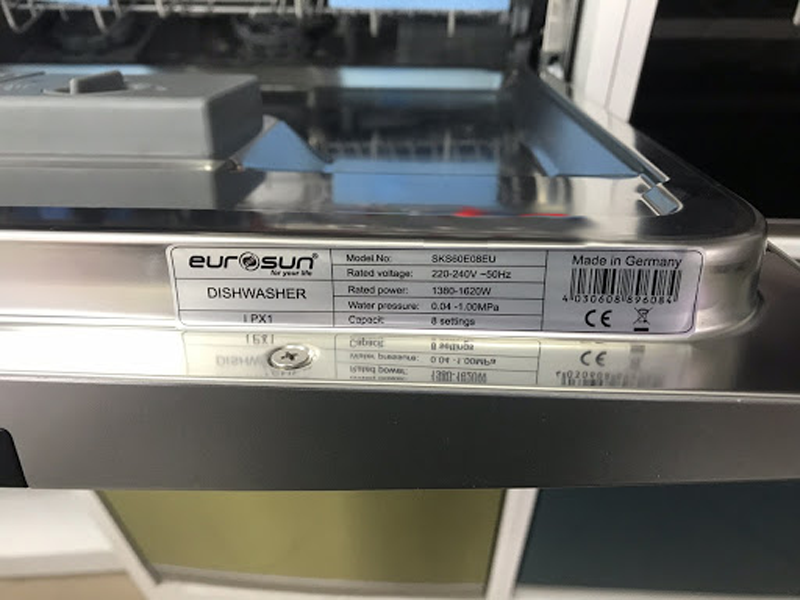 Máy rửa bát để bàn Eurosun SKS60E08EU (8 bộ)