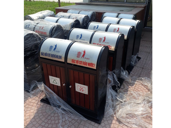 Thùng rác ngoài trời GEV A78-O