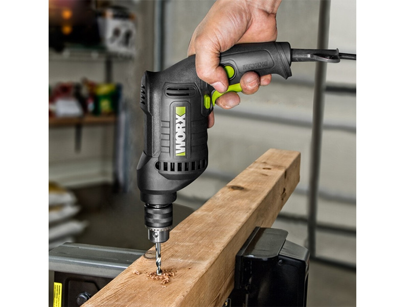 Máy khoan 380W 10mm Worx Green WU118.1