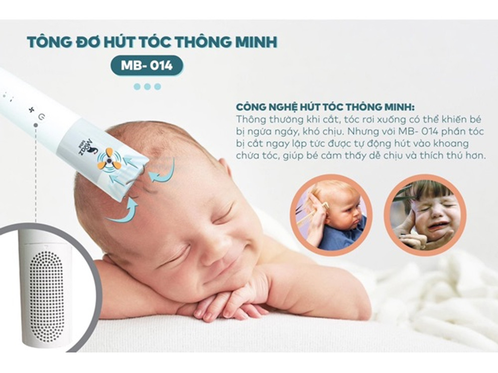 Tông đơ cắt tóc cho bé Moaz BéBé MB014