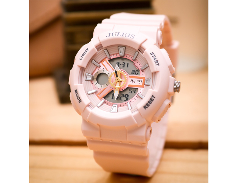 Đồng hồ nữ JA-1276 Julius Hàn Quốc thể thao chống thấm nước