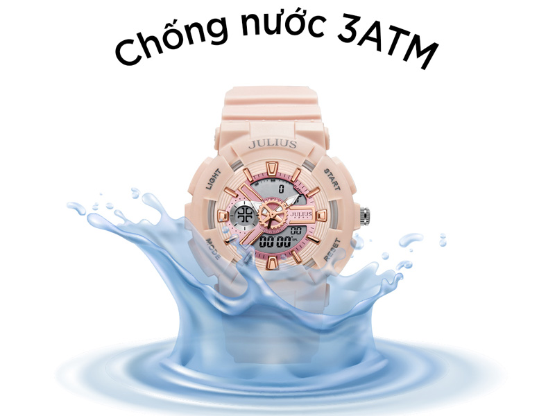 Đồng hồ nữ JA-1276 Julius Hàn Quốc thể thao chống thấm nước