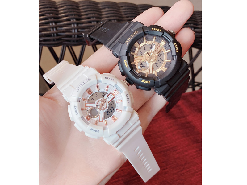 Đồng hồ nữ JA-1276 Julius Hàn Quốc thể thao chống thấm nước