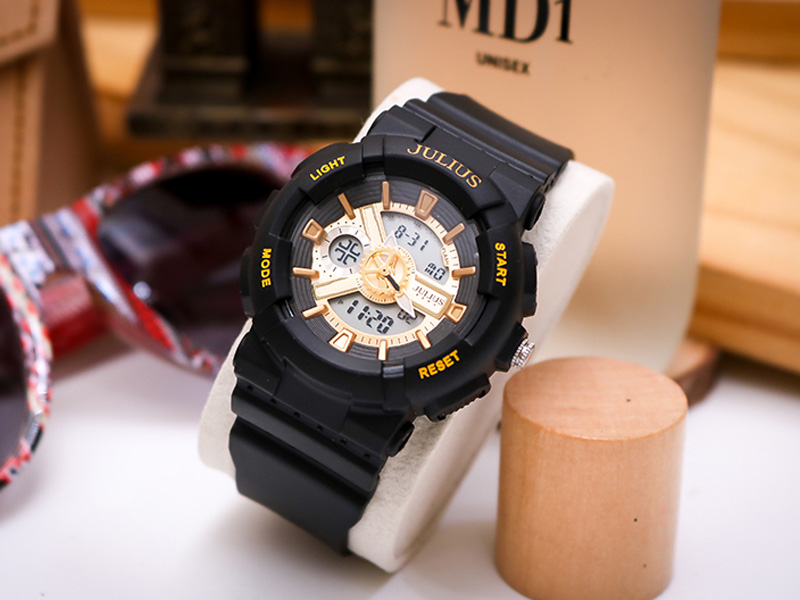 Đồng hồ nữ JA-1276 Julius Hàn Quốc thể thao chống thấm nước