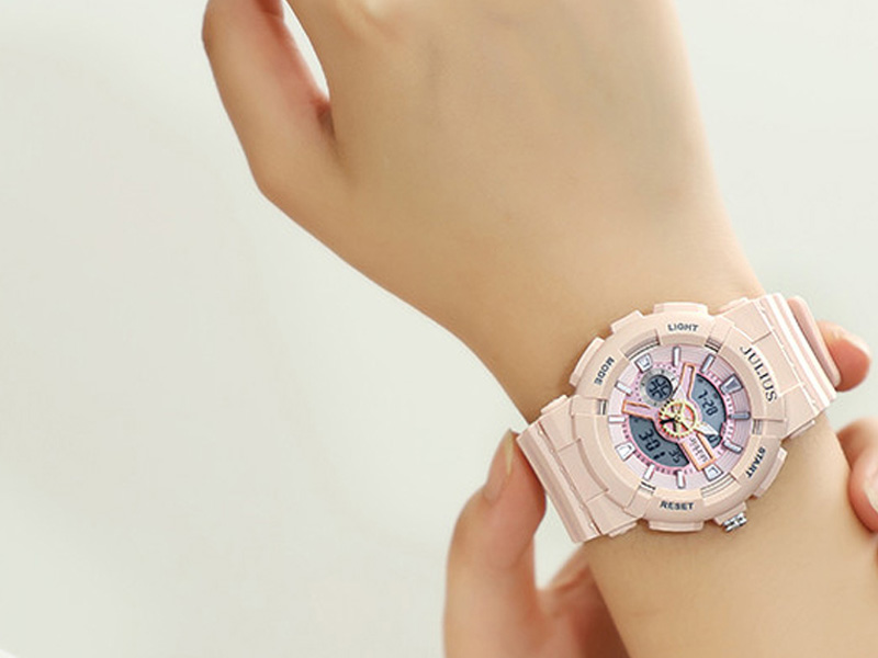 Đồng hồ nữ JA-1276 Julius Hàn Quốc thể thao chống thấm nước