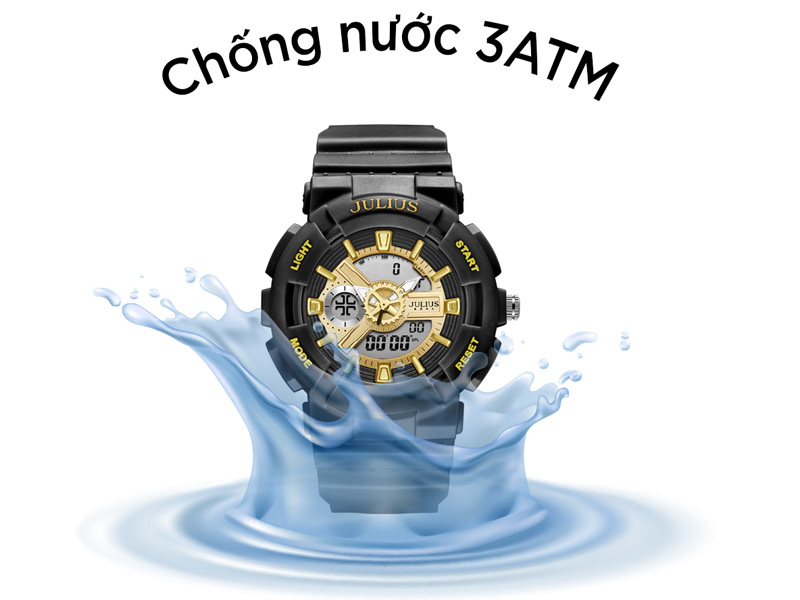 Đồng hồ nữ JA-1276 Julius Hàn Quốc thể thao chống thấm nước