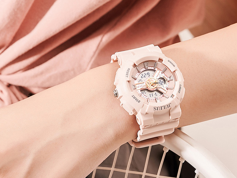 Đồng hồ nữ JA-1276 Julius Hàn Quốc thể thao chống thấm nước