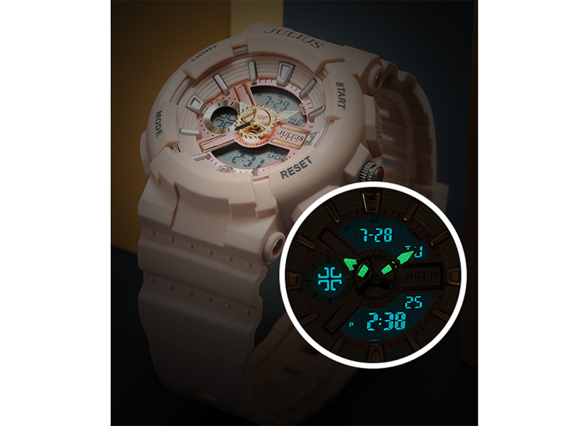 Đồng hồ nữ JA-1276 Julius Hàn Quốc thể thao chống thấm nước