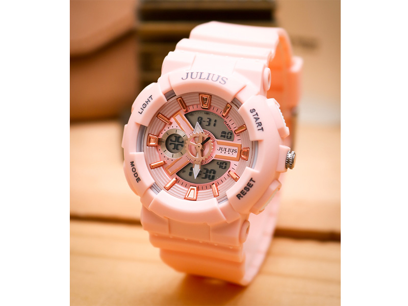 Đồng hồ nữ JA-1276 Julius Hàn Quốc thể thao chống thấm nước