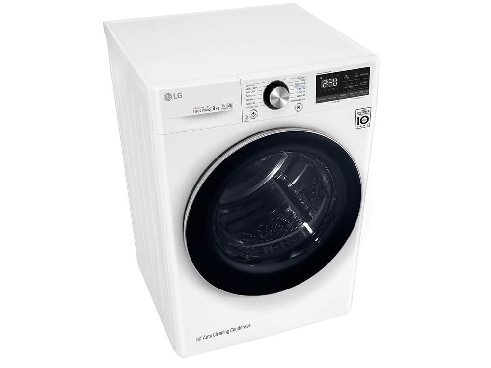 Máy sấy bơm nhiệt Dual Inverter Heat Pump 9kg LG DVHP09W