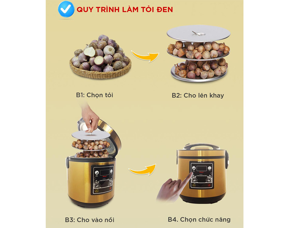 Máy làm tỏi đen Magic A89