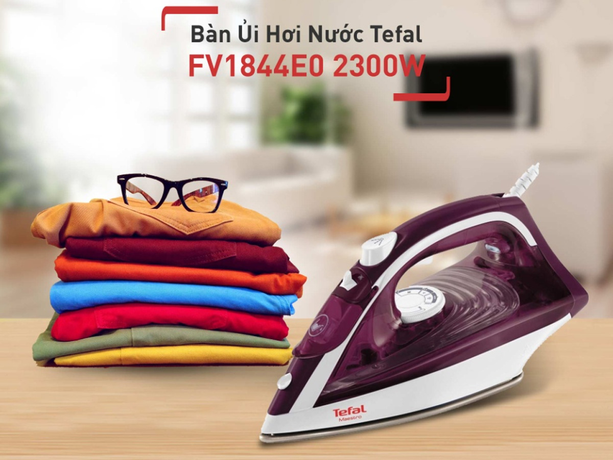 Bàn ủi hơi nước Tefal FV1844E0 (2300W)