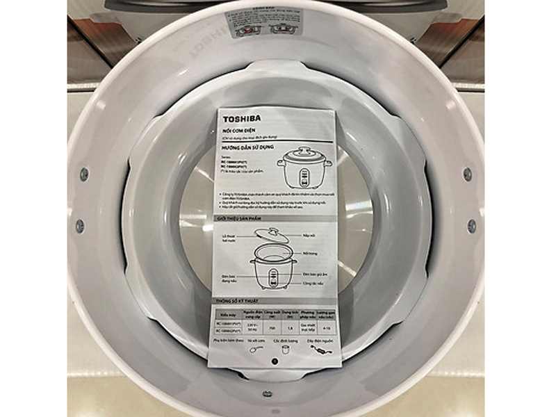 Nồi cơm nắp rời Toshiba RC-18MH2PV(F) 1.8 lít