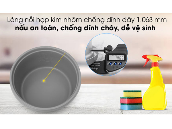 Nồi cơm nắp rời Toshiba RC-18MH1PV(F) 1.8 lít