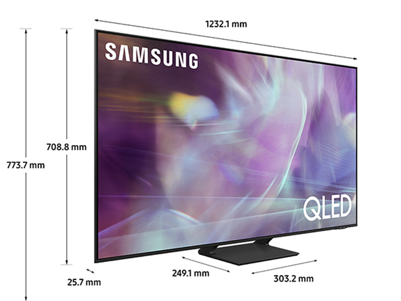 Smart tivi QLED Samsung 4K 55 inch QA55Q60AAKXXV thiết kế thời trang, thanh lịch