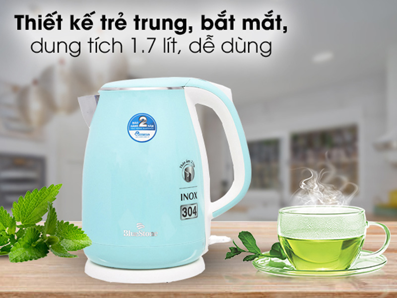 Ấm siêu tốc Bluestone KTB-3458 (1.7 lít)
