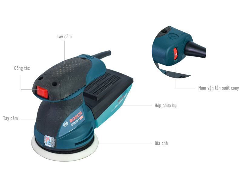 Máy chà lệch tâm Bosch GEX 125-1 AE - 06013875K0