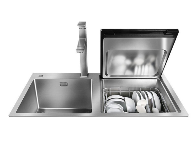 Máy rửa bát kết hợp chậu rửa Texgio TGWFS64B (5 bộ châu Âu)