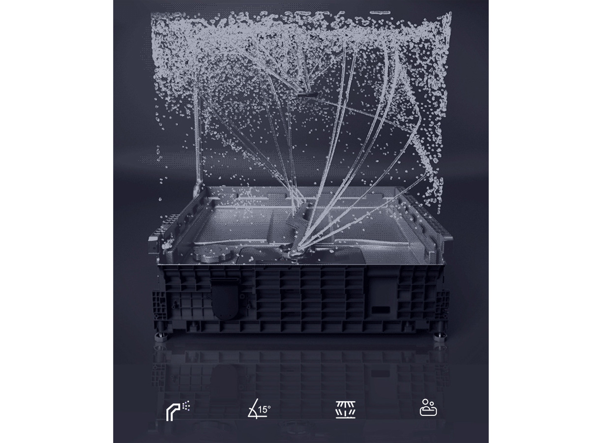 Máy rửa bát Texgio 11 bộ TGWF98SB (8 chương trình rửa, diệt khuẩn tia UV, vỏ máy inox)