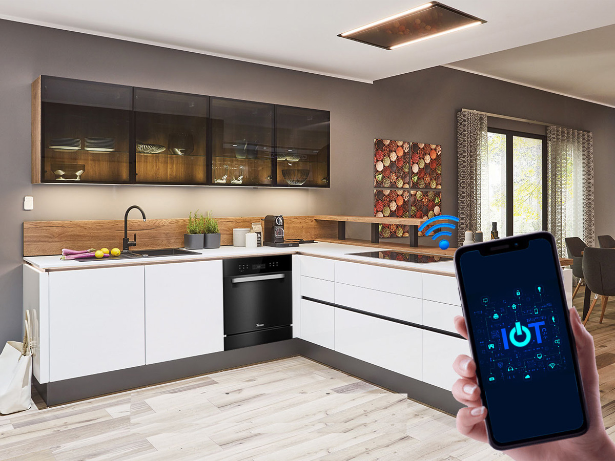 Máy rửa bát Texgio 11 bộ TGWF98SB (8 chương trình rửa, diệt khuẩn tia UV, vỏ máy inox)