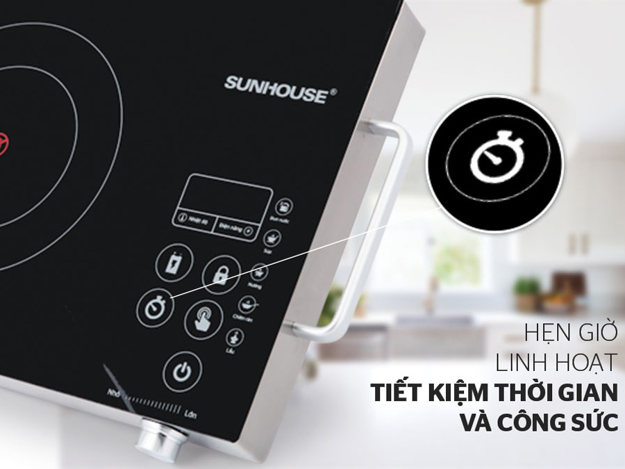 Bếp hồng ngoại cảm ứng Sunhouse SHD6017