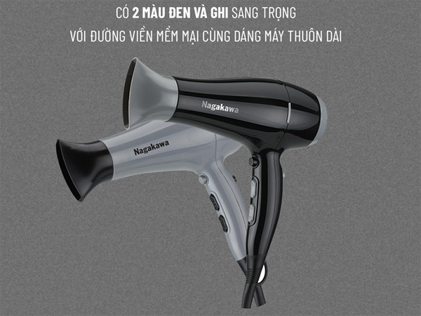 Máy sấy tóc tạo ion âm Nagakawa NAG1606 (2000W)