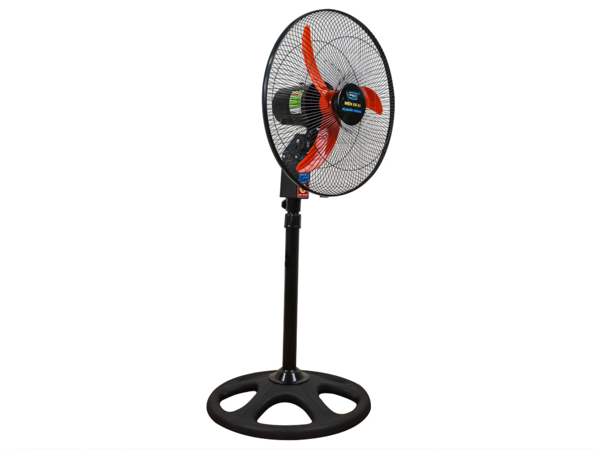 Quạt đứng công nghiệp hộp điện sắt, cổ nhựa điện cơ 91 QĐ-CN450FN