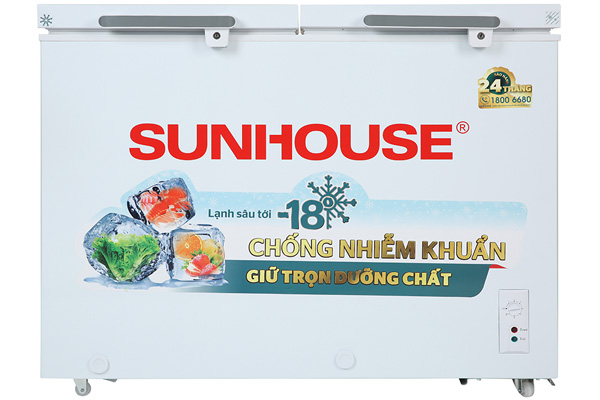 Tủ đông 2 ngăn 2 cánh Sunhouse SHR-F2272W2