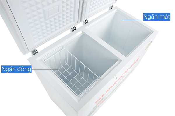 Tủ đông 2 ngăn 2 cánh Sunhouse SHR-F2272W2