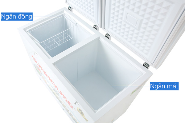 Tủ đông 2 ngăn 2 cánh Sunhouse SHR-F2272W2