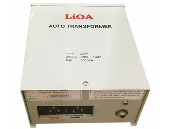 Biến áp đổi nguồn LiOA DN030 1P 3000VA (DN030K1)