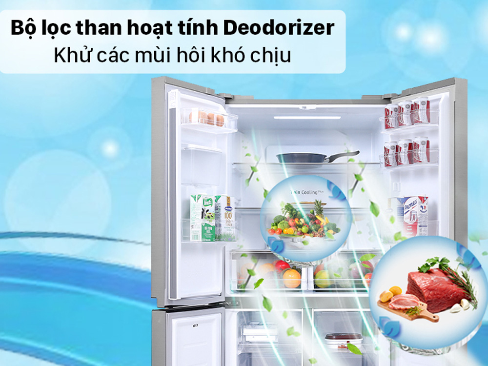 Tủ lạnh Samsung Inverter 488 lít RF48A4010M9/SV