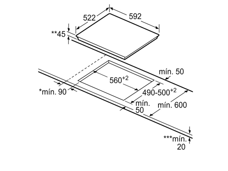 Bếp từ Bosch PID631BB1E Series 4 (60cm)