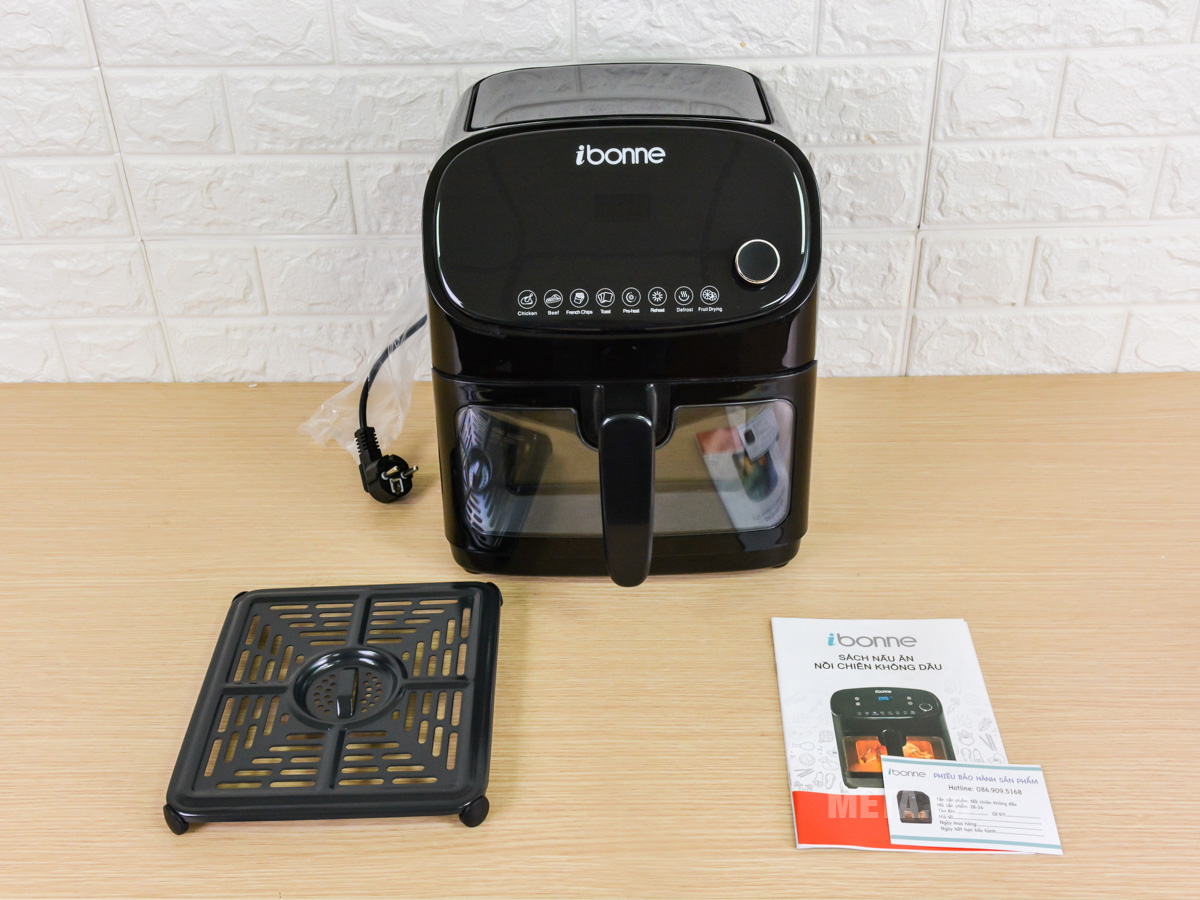 Nồi chiên không dầu điện tử Ibonne IB-34 5.5 lít