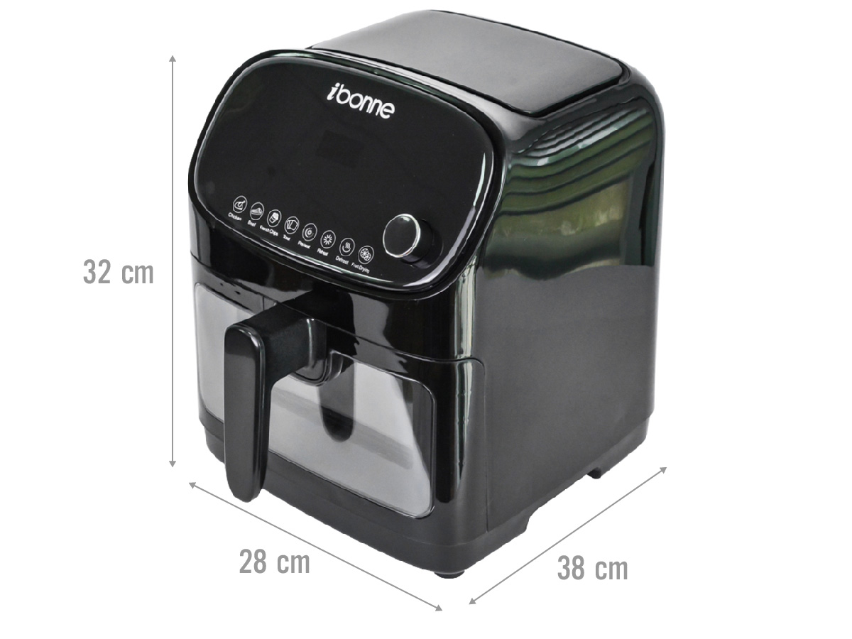Nồi chiên không dầu điện tử Ibonne IB-34 5.5 lít