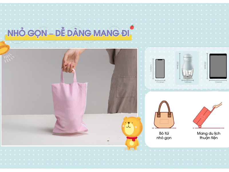 Máy xay sinh tố đa năng Bear GR-B03V2