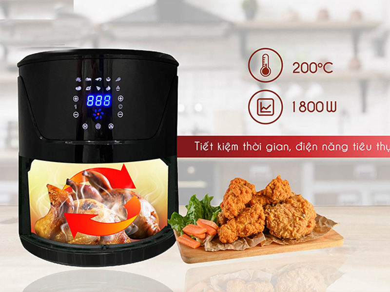 Nồi chiên không dầu điện tử Magic Eco AC121 (7 lít)