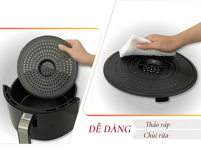 Nồi chiên không dầu điện tử Magic Eco AC121 (7 lít)
