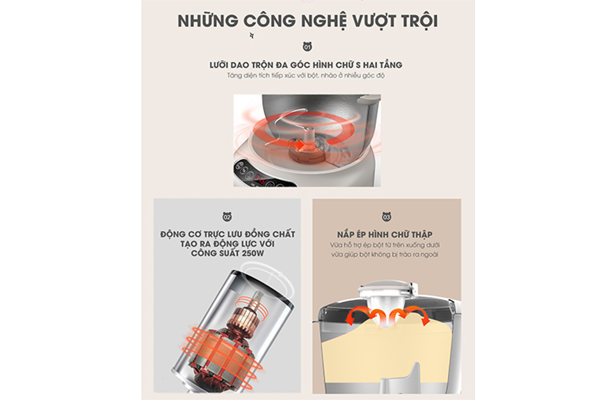 Máy nhào bột tự động Bear DM-B70V1 - 7 lít