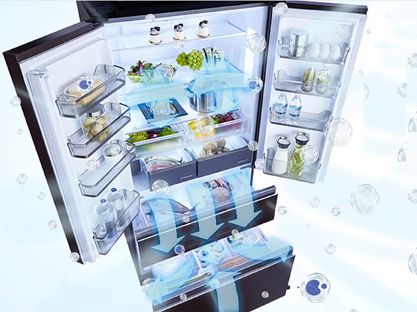 Tủ lạnh 4 cửa Panasonic American French 618L NR-W621VF-T2