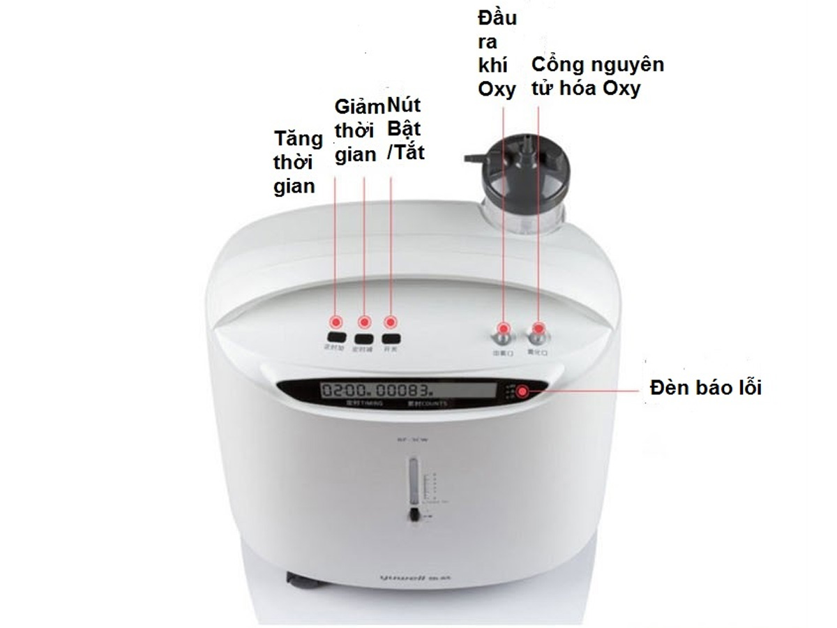 Máy tạo oxy y tế Yuwell 8F-5A