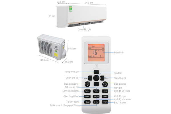 Điều hòa Electrolux ESV18CRR-C3/C2 (18000BTU)