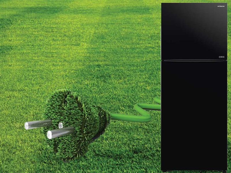 Tủ lạnh Hitachi Inverter 349 lít R-FVY480PGV0(GBK)