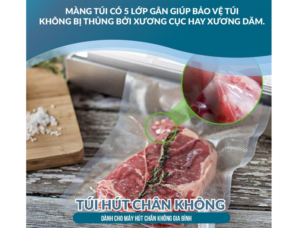 Túi hút chân không BPA-free Ultty (2 cuộn 28x600cm và 22x600cm)